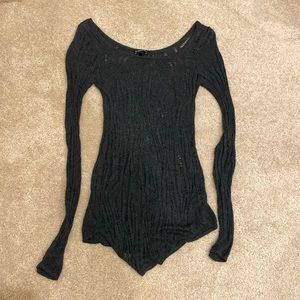 Express thin sweater with crochet details, Size XS